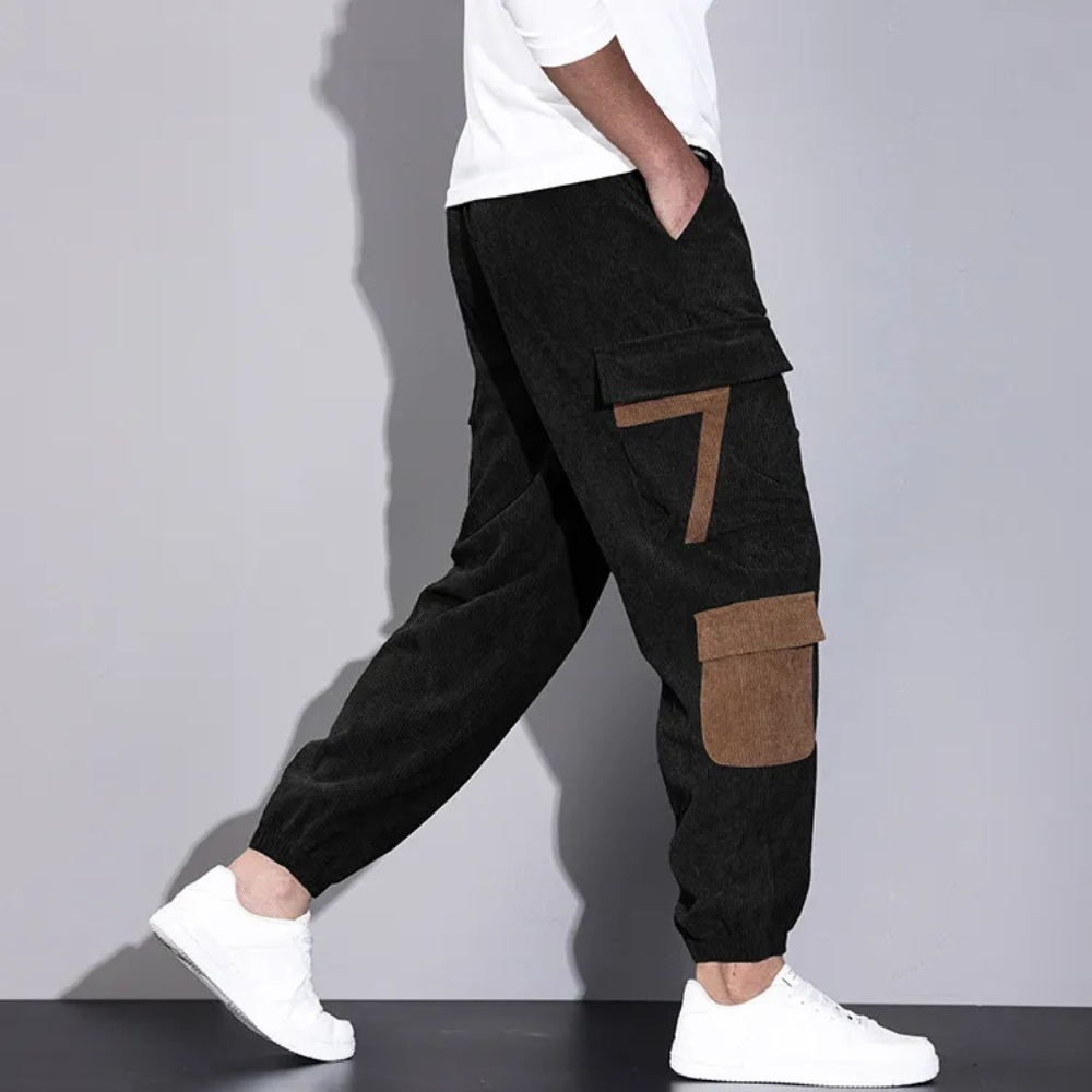 Casual Baggy Cargo Broek voor Heren - Zane