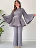 Dames Geplooide Kledingset – Selene