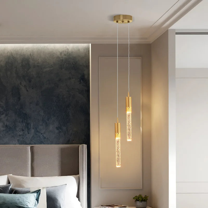 Hanglamp van Glas in Cilindervorm - Lustreau