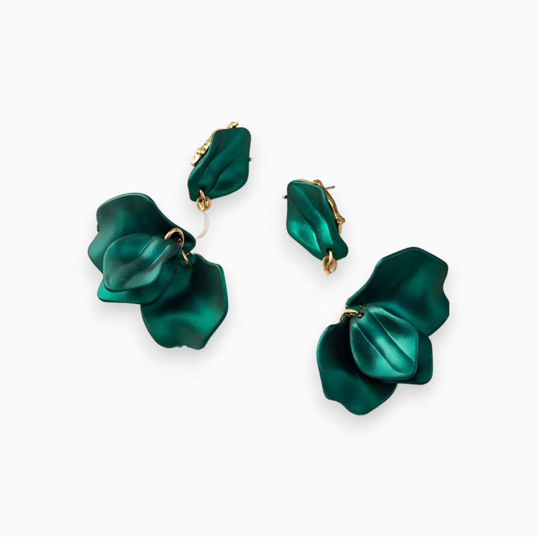 Goud Vergulde Parel Dangle Oorbellen - Isabella