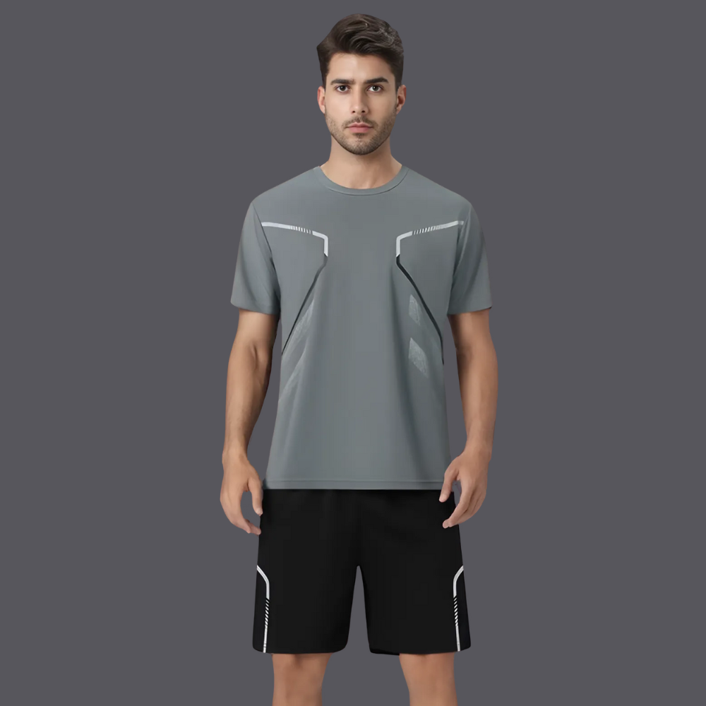 Sportoutfit voor heren – T-shirt en shorts voor training & vrije tijd