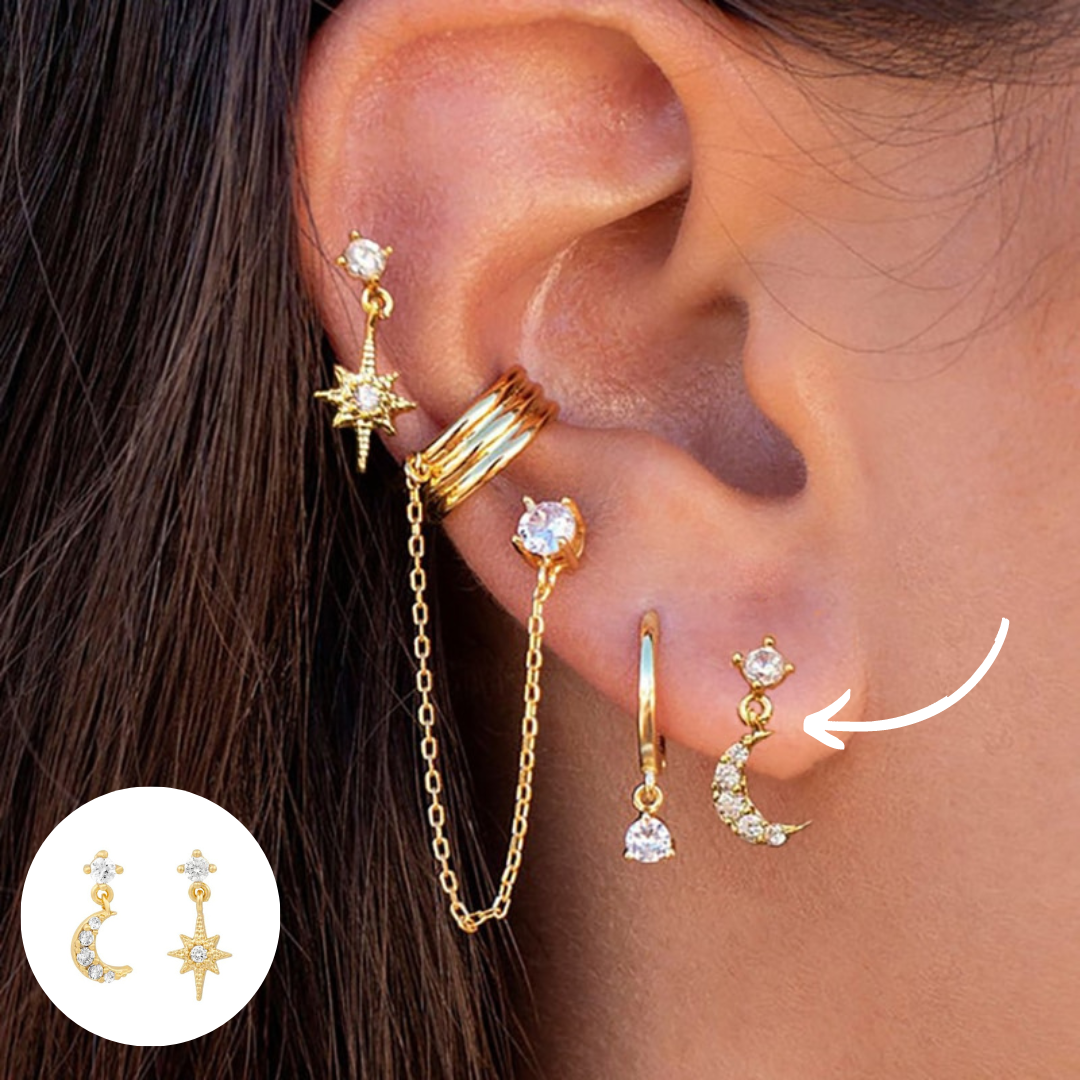 Boho Chic Oorbellen Set - Amira
