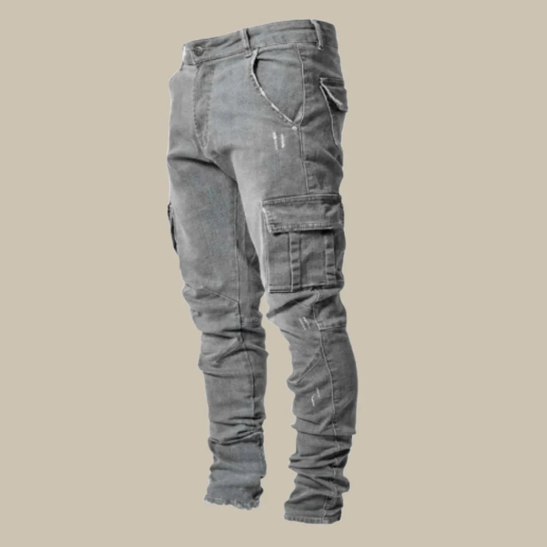 Premium Stretch Cargo Jeans voor Heren - Orion