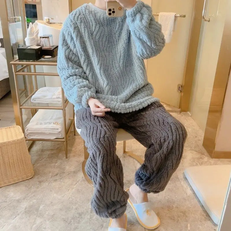 Coral Fleece Pyjama | Comfy en warme pyjama voor heren
