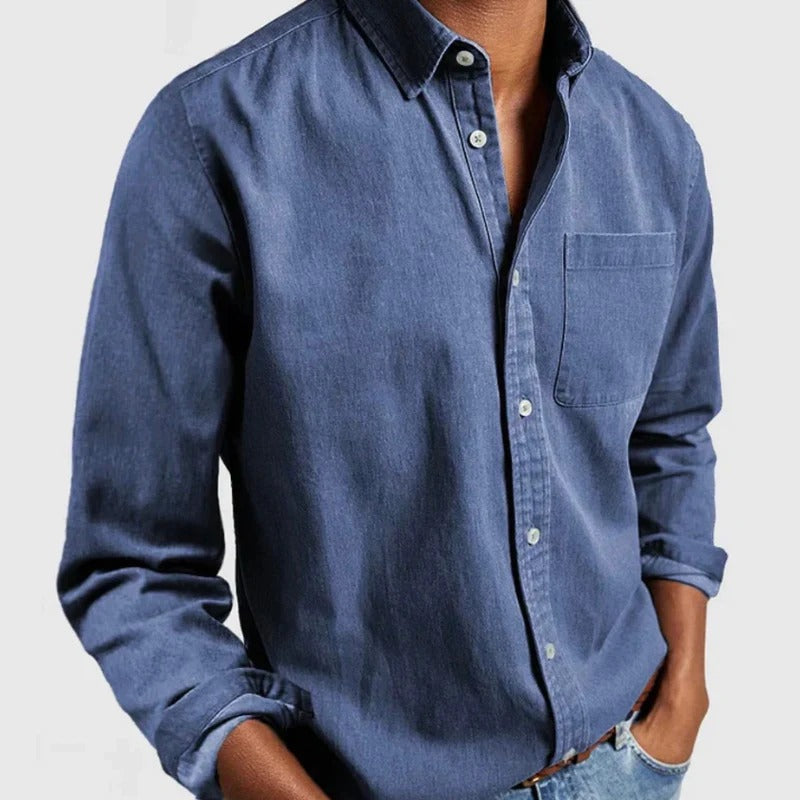 Heren Denim Overhemd – Dorian