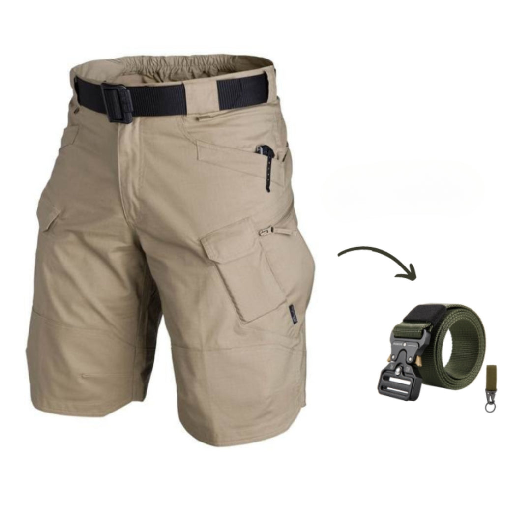 Heren Korte Cargo Shorts met 7 zakken & Gratis riem – Taro
