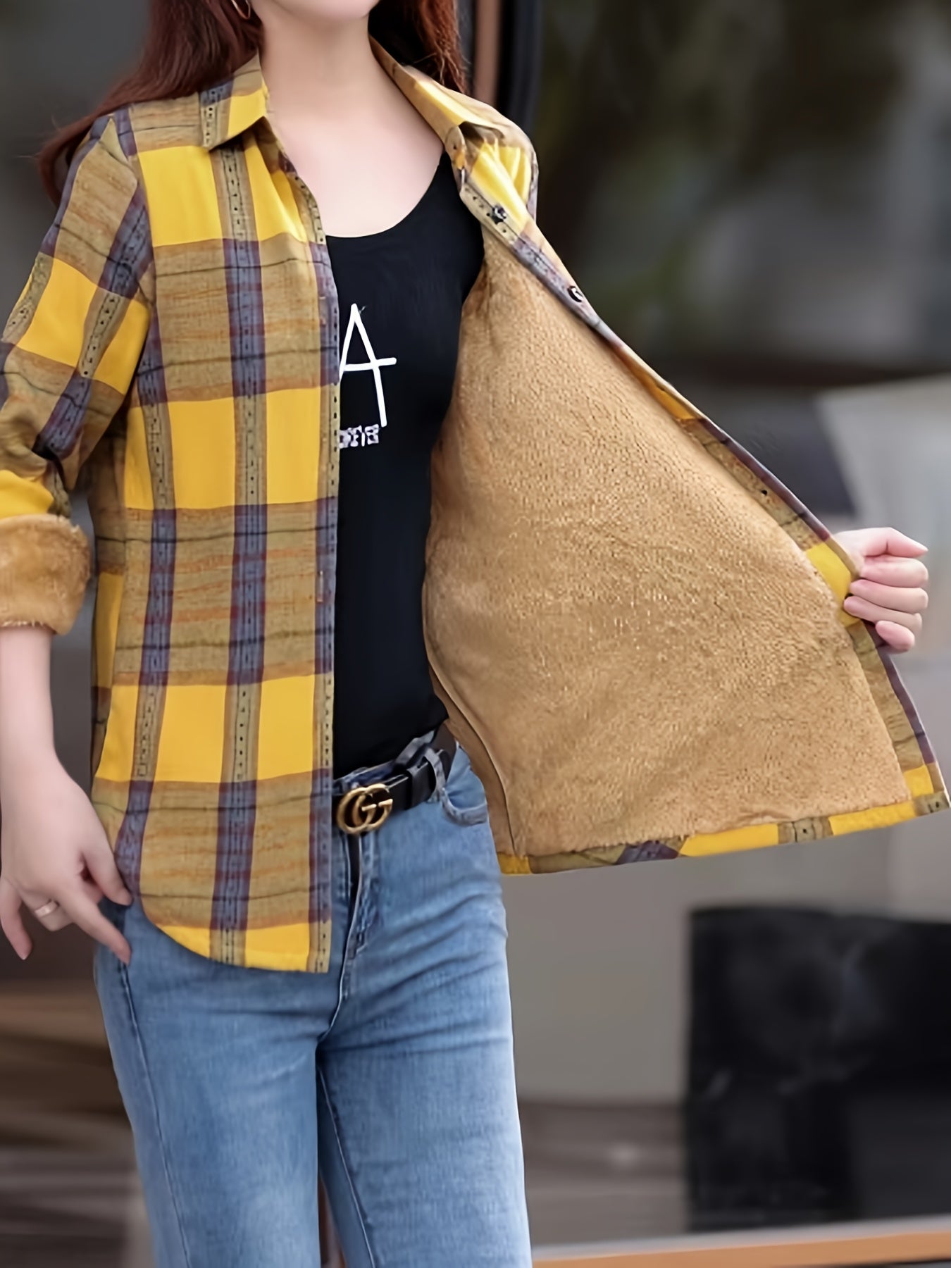 Gevoerde Casual Damesblouse - Nora