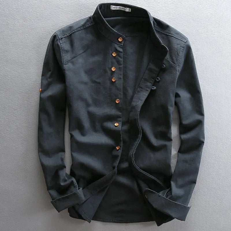 Stijlvol heren vrijetijdsshirt met knoopsluiting - Benno