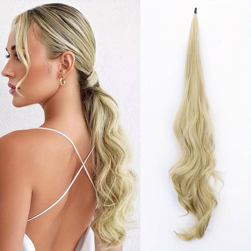 Flexibele Wrap-Around Paardenstaart voor Lang, Vol Haar - Selena