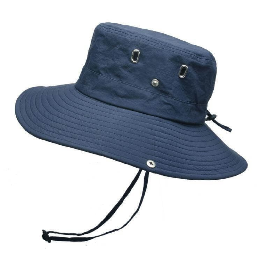 Waterafstotende outdoor bucket hat met UV-bescherming – ShieldFlex Pro