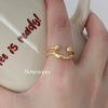 Smiley Verstelbare Ring - Mila