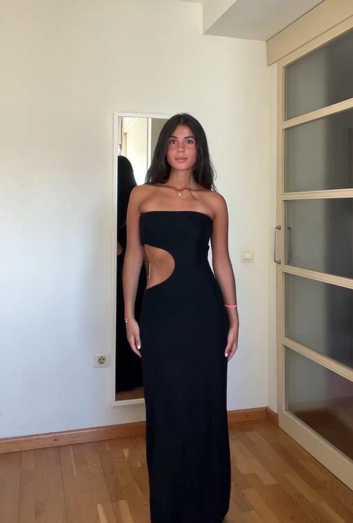 Trendy Bandeau Zomerjurk met Stretch Pasvorm - Viviane