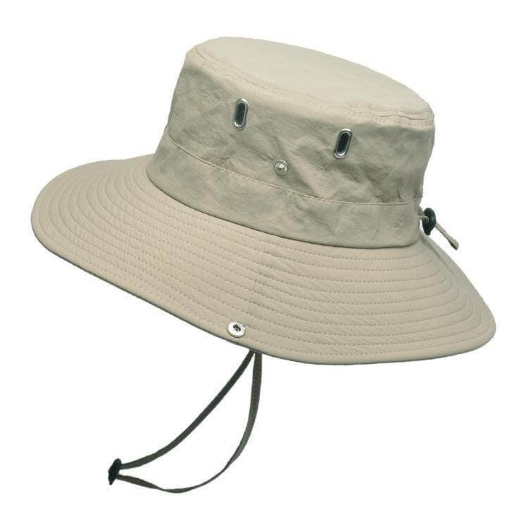 Waterafstotende outdoor bucket hat met UV-bescherming – ShieldFlex Pro
