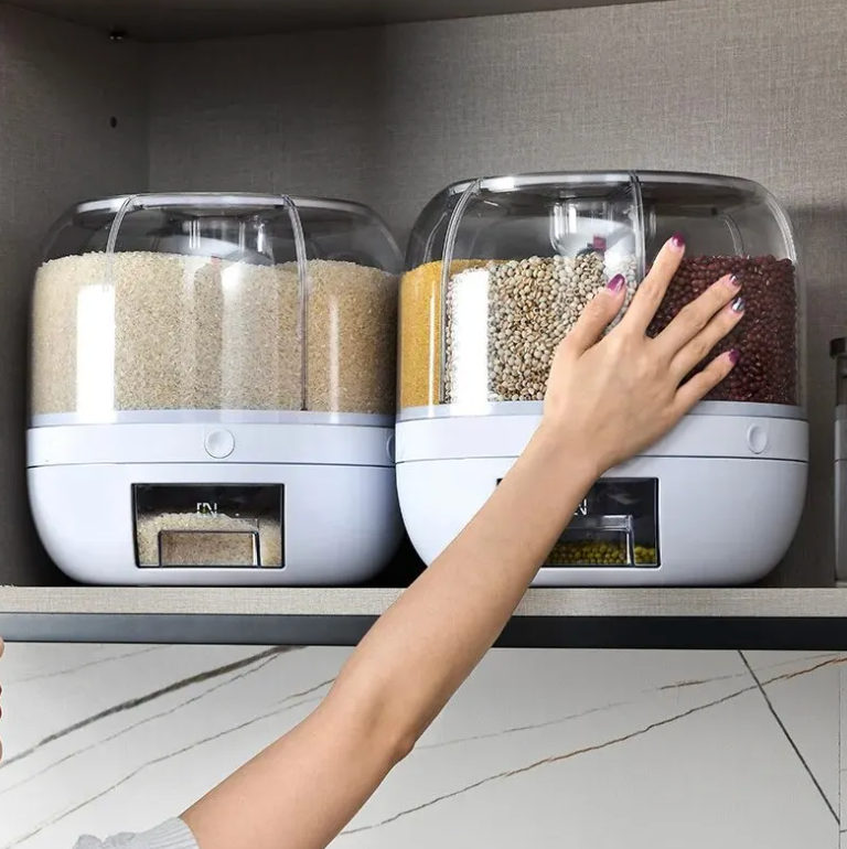 360° Roterende Graandispenser - SpinStore GrainKeeper