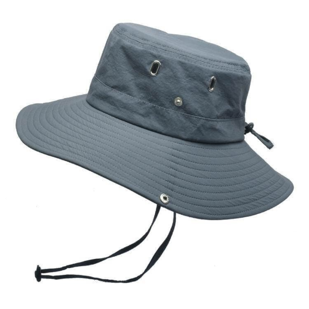 Waterafstotende outdoor bucket hat met UV-bescherming – ShieldFlex Pro