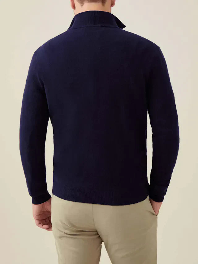 Comfortabele Heren Zip-up Trui - Lucas