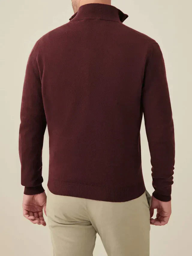 Comfortabele Heren Zip-up Trui - Lucas