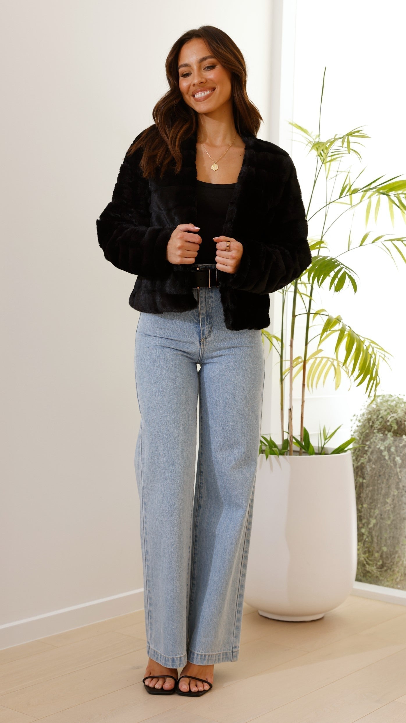 Luxe Dames Crop Jasje - Veloura