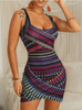 Trendy Gestreepte Bodycon – Liana