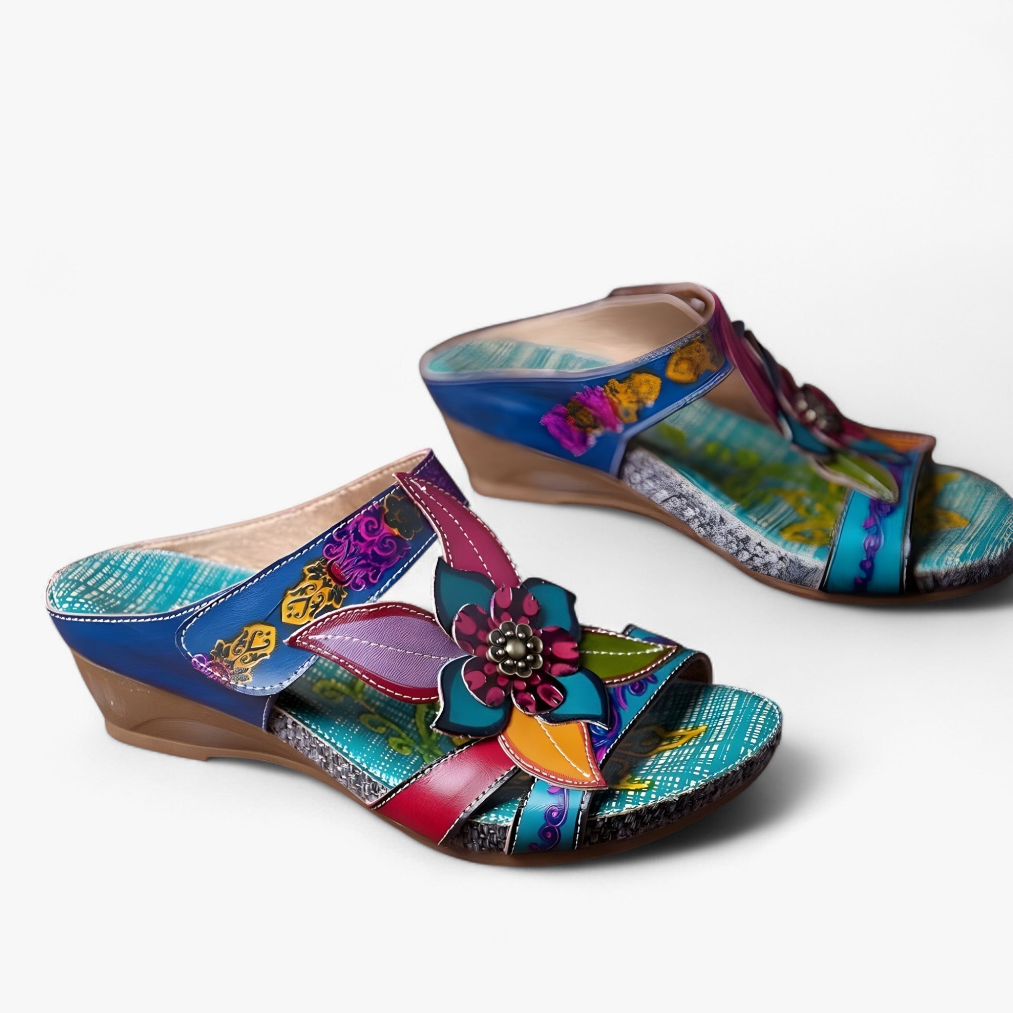 Boho sandalen voor dames met gevlochten banden – BohoStep Dolly