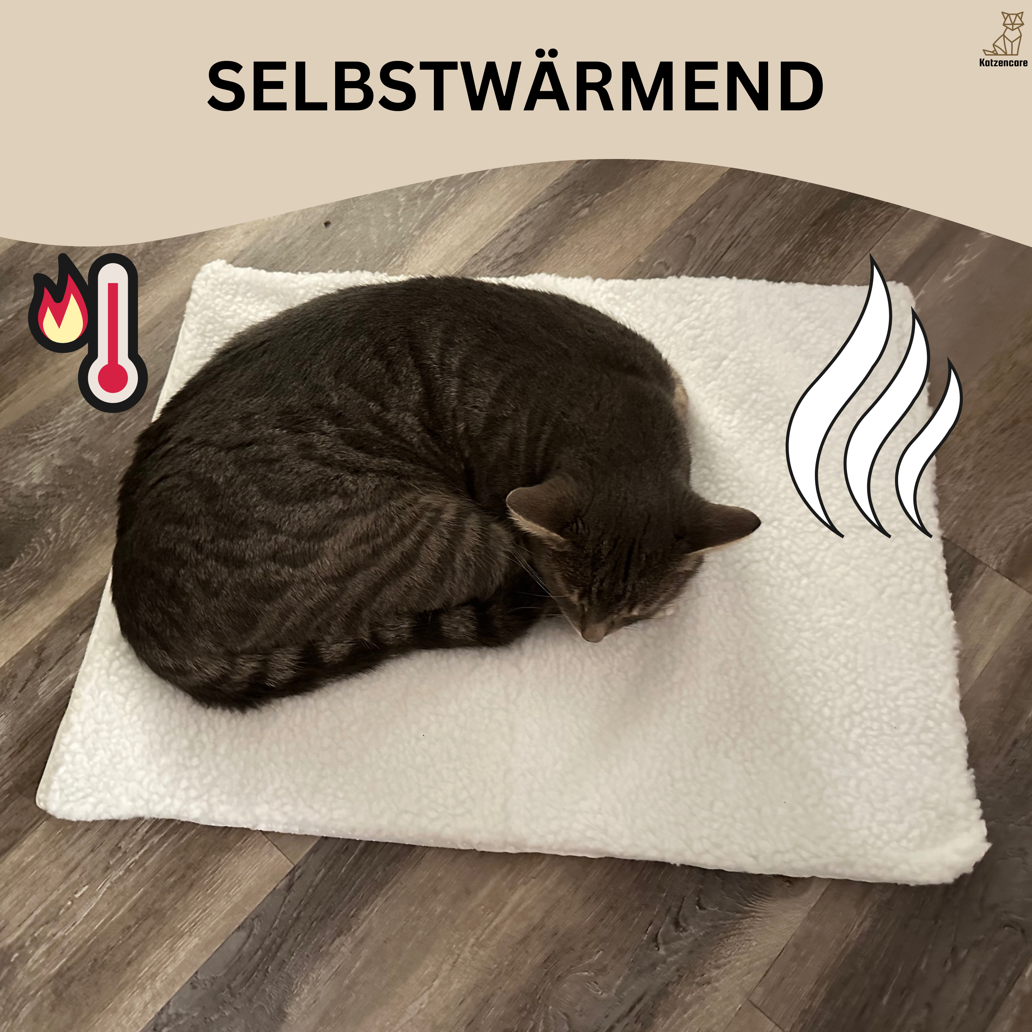 Zelfverwarmende Kattenmat - WarmPurr™