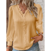 Stijlvolle damesblouse met V-hals en lange mouwen - Alvara