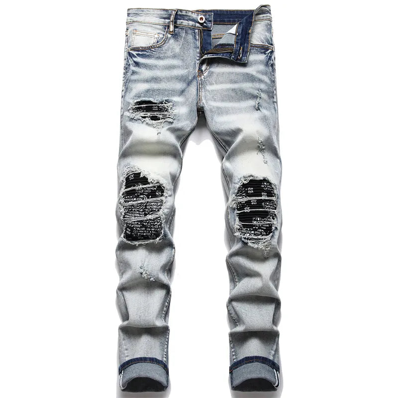 Trendy Gescheurde Herenjeans - Jaxon