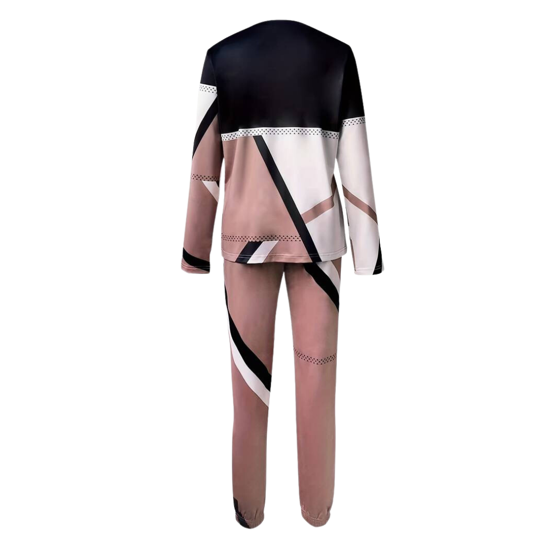 2-delig Set met O-hals en Lange Broek - Sophie