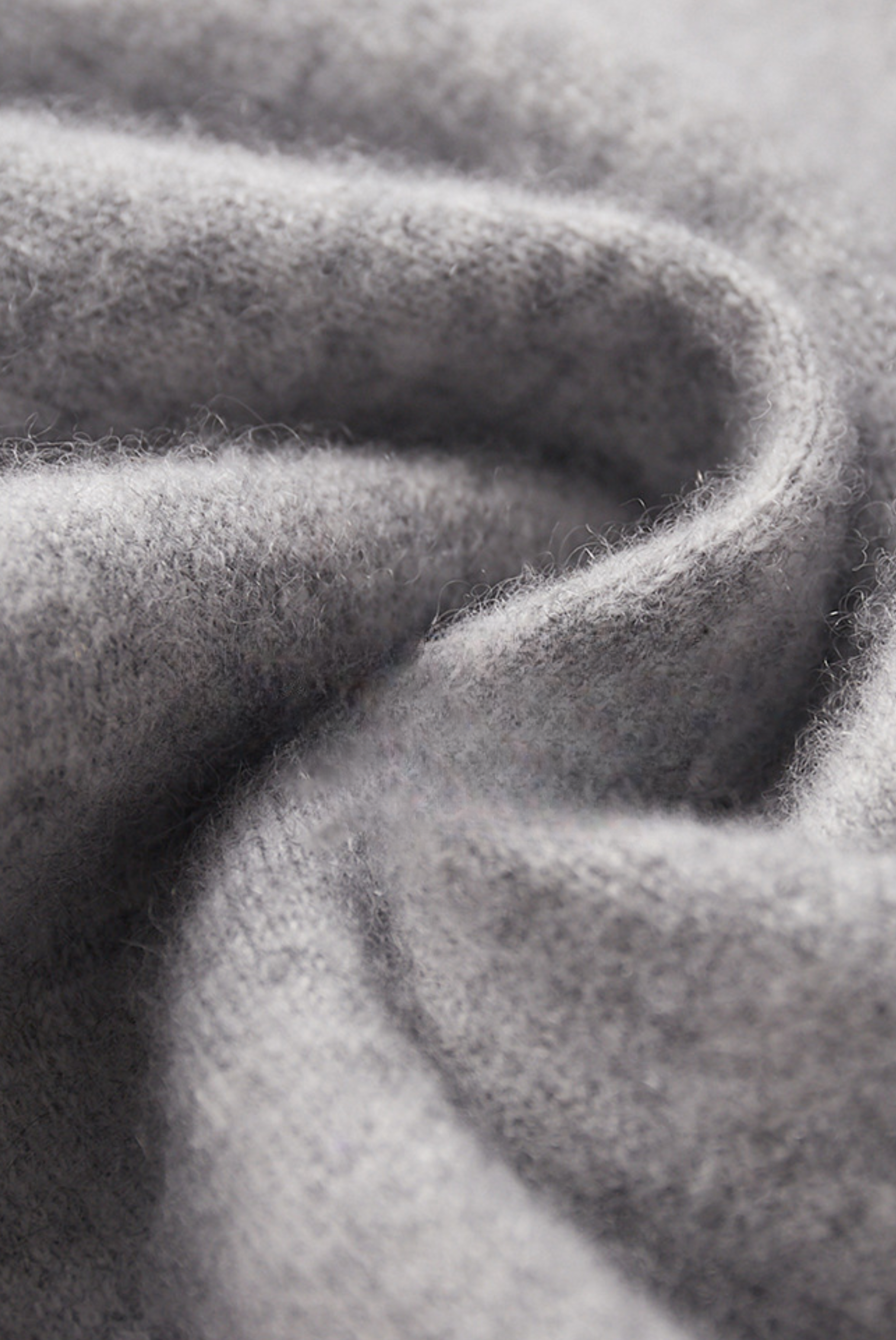 Lichtgrijze Kasjmier Merinowol Set – Romano