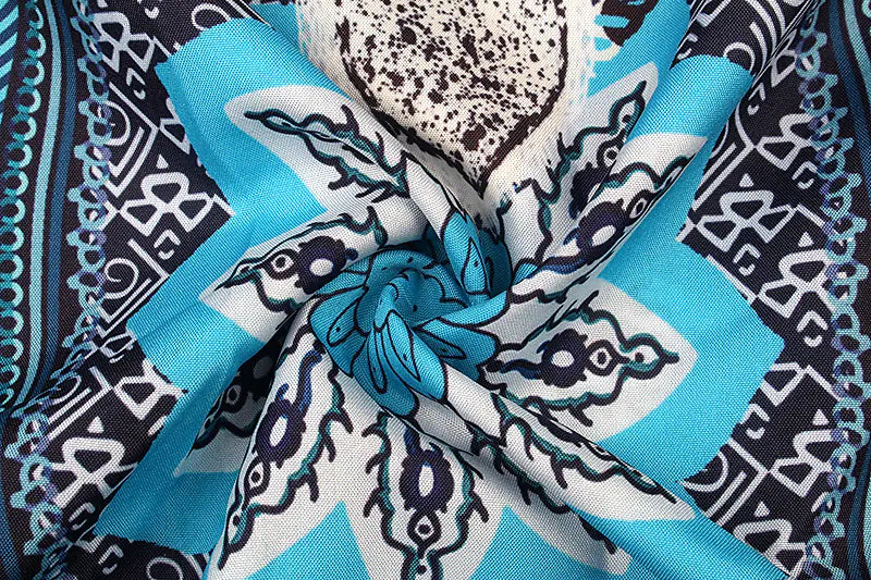 Off-Shoulder Zomerjurk met Etnische Print - Eliana