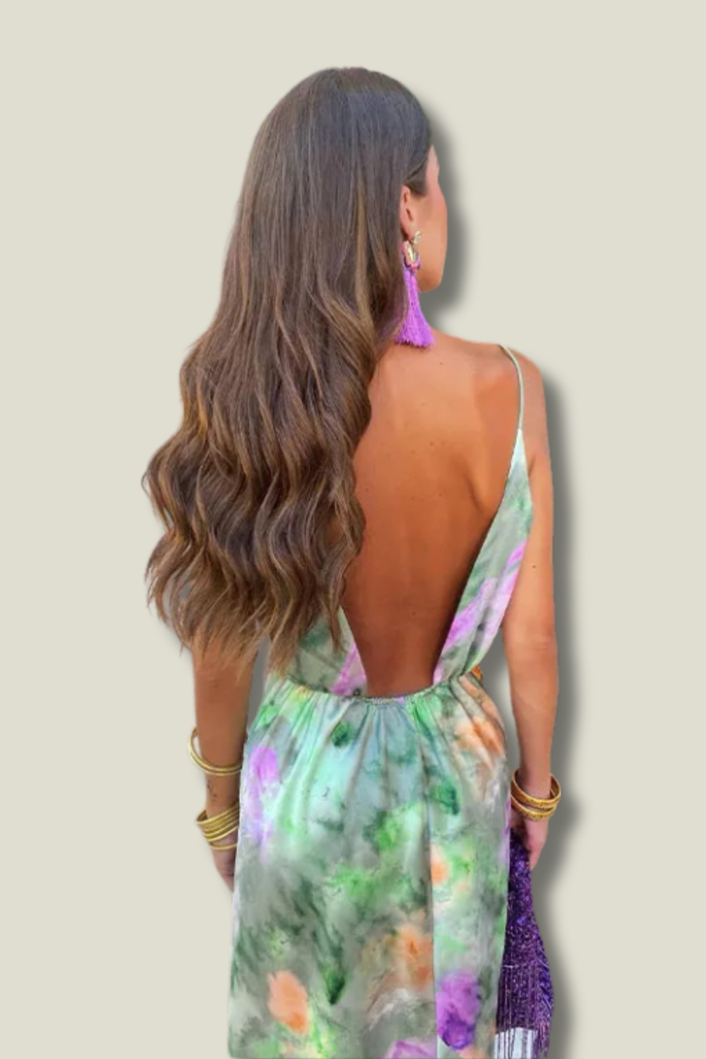 Corset Maxi Jurk met Sjaal - Seraphina