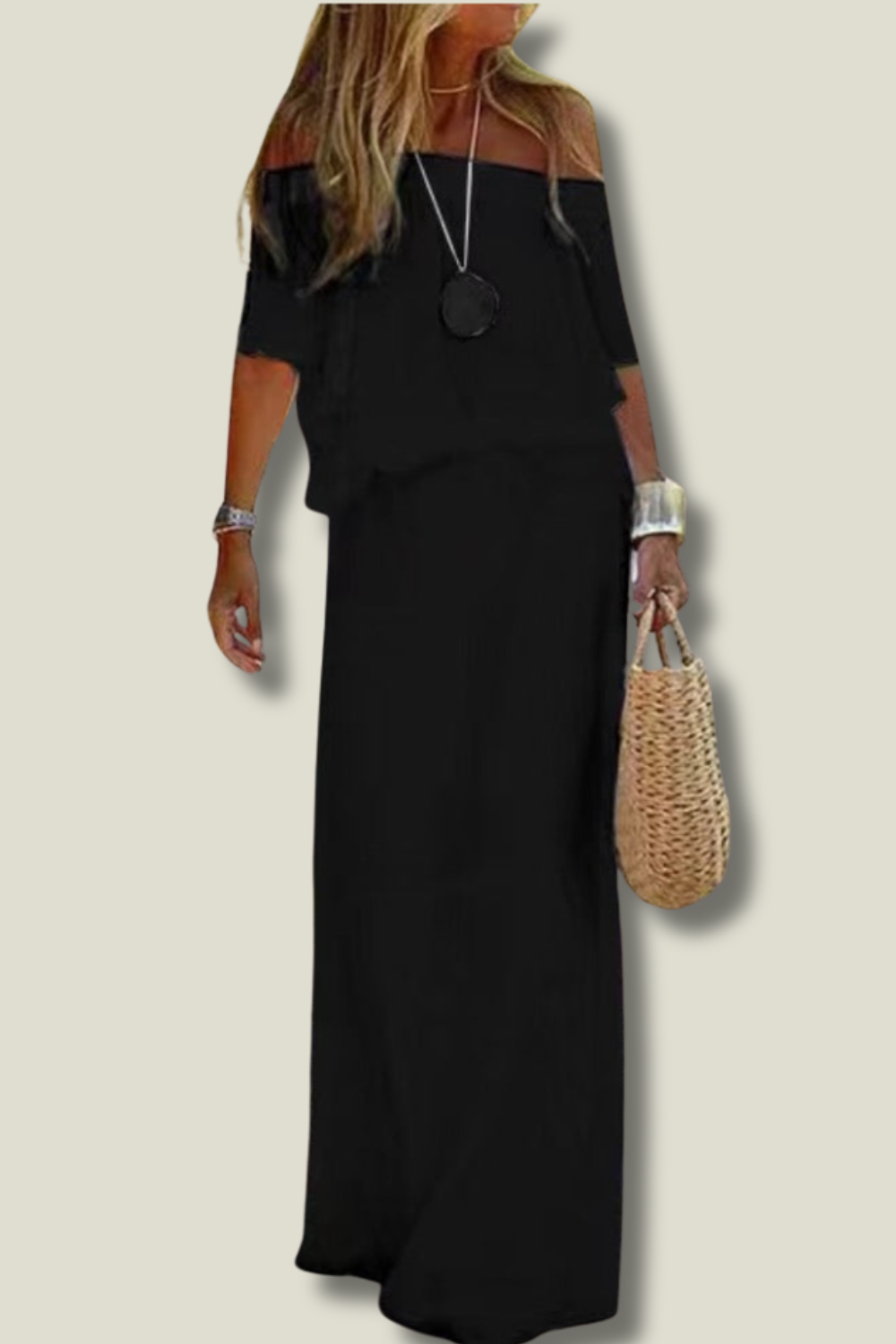 Off Shoulder Zomerjurk - Soleil