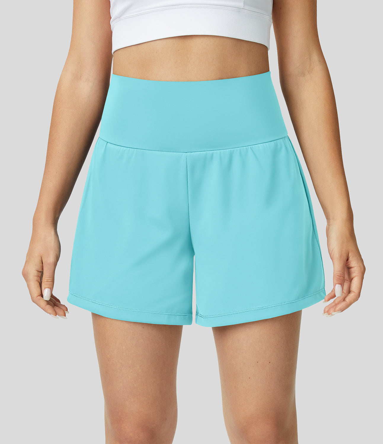 Ademende & Sneldrogende High-Waist Dames Fitnessshorts – Mirabella