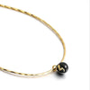 Vintage Gouden Barst Halsketting - Iris
