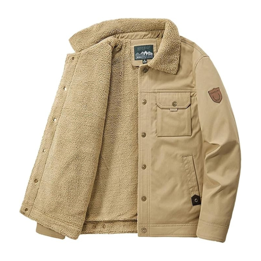 Heren Outdoor Winterjas – Gevoerd met Wol – Danny