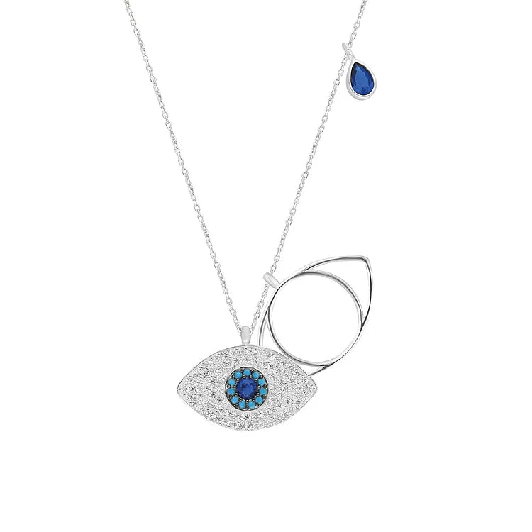 Stijlvolle Ketting met Boze Oog - Leyla