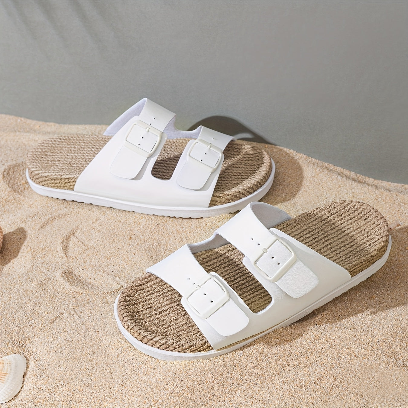 Stijlvolle heren zomer-slippers met verstelbare banden - GripStep