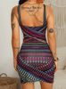 Trendy Gestreepte Bodycon – Liana