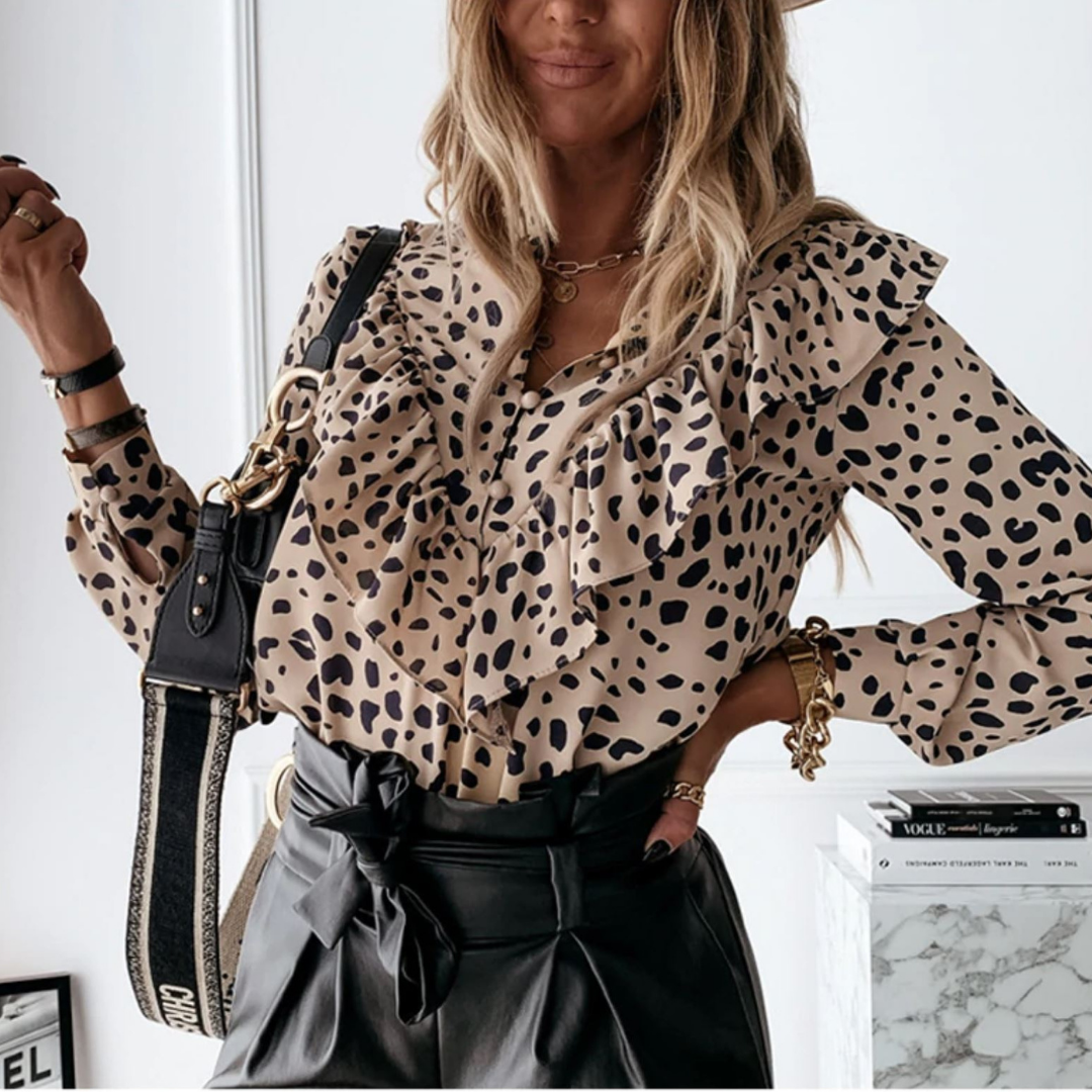 Rory Blouse met Ruches | Een unieke & sexy blouse met unieke details