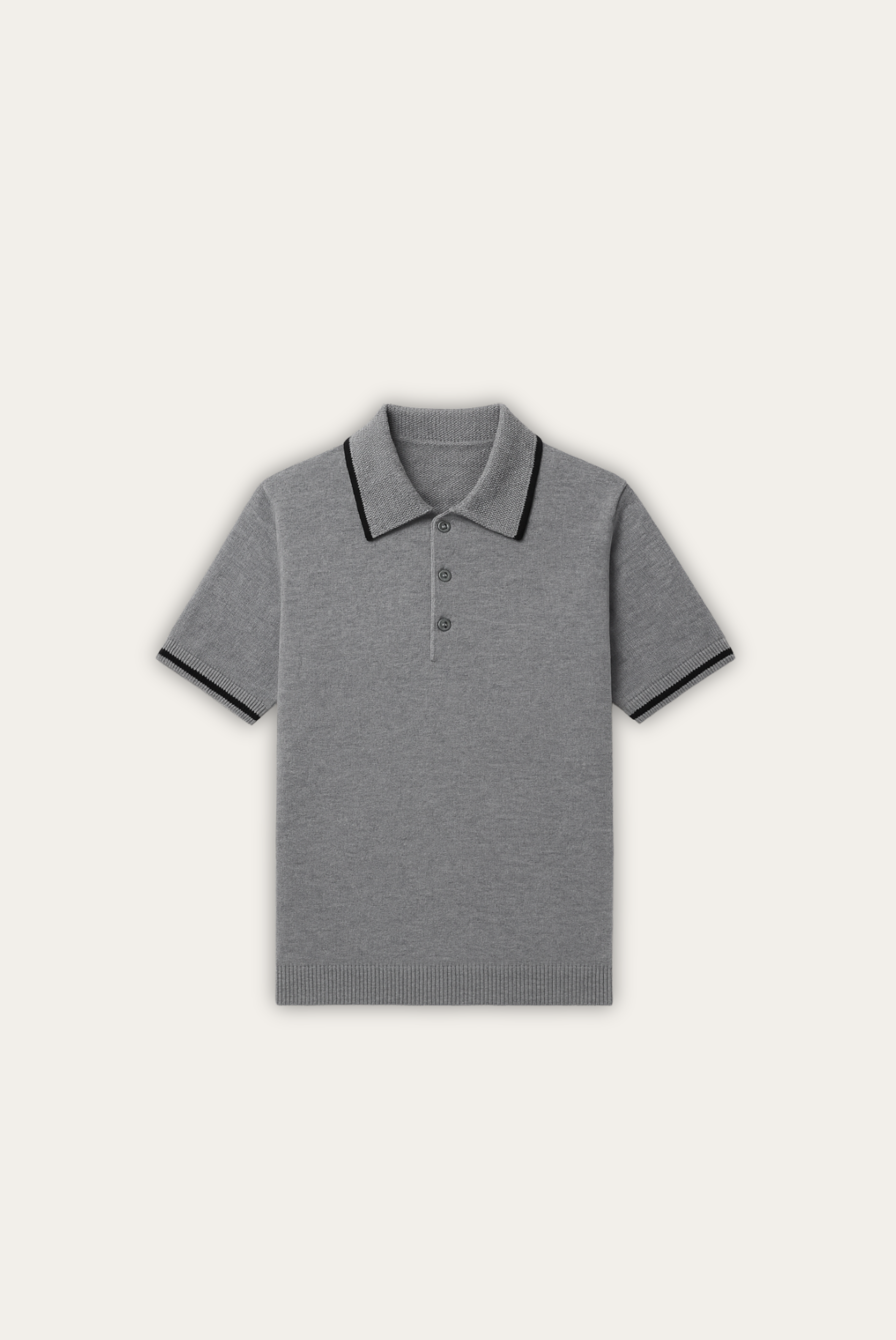 Stijlvol heren polo van kasjmier-merinowol – Renzo