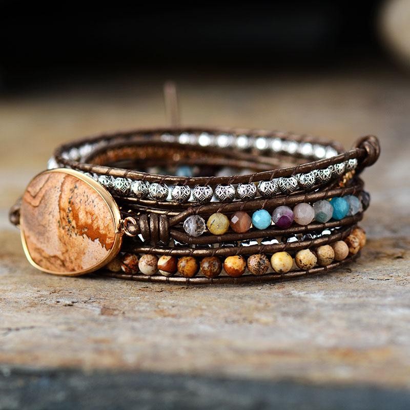 Aardende Helende Wikkelarmband - Terran Harmony
