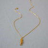 Vergulde Visgraat Ketting - Noelle