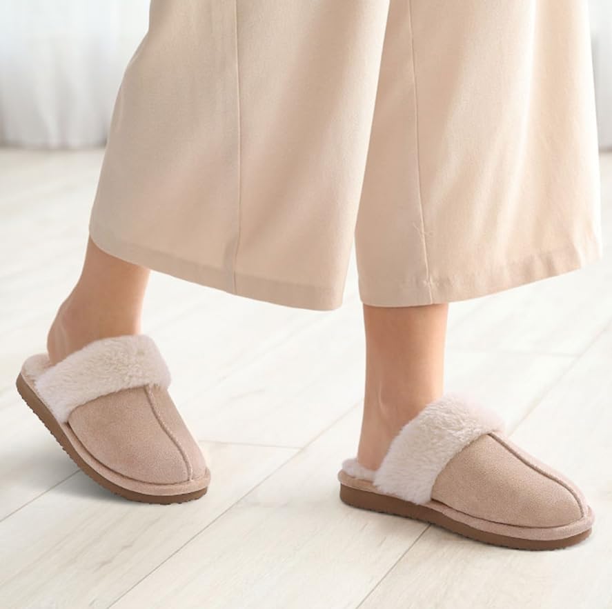 Fuzzy Memory Foam Pantoffels - SoftStep