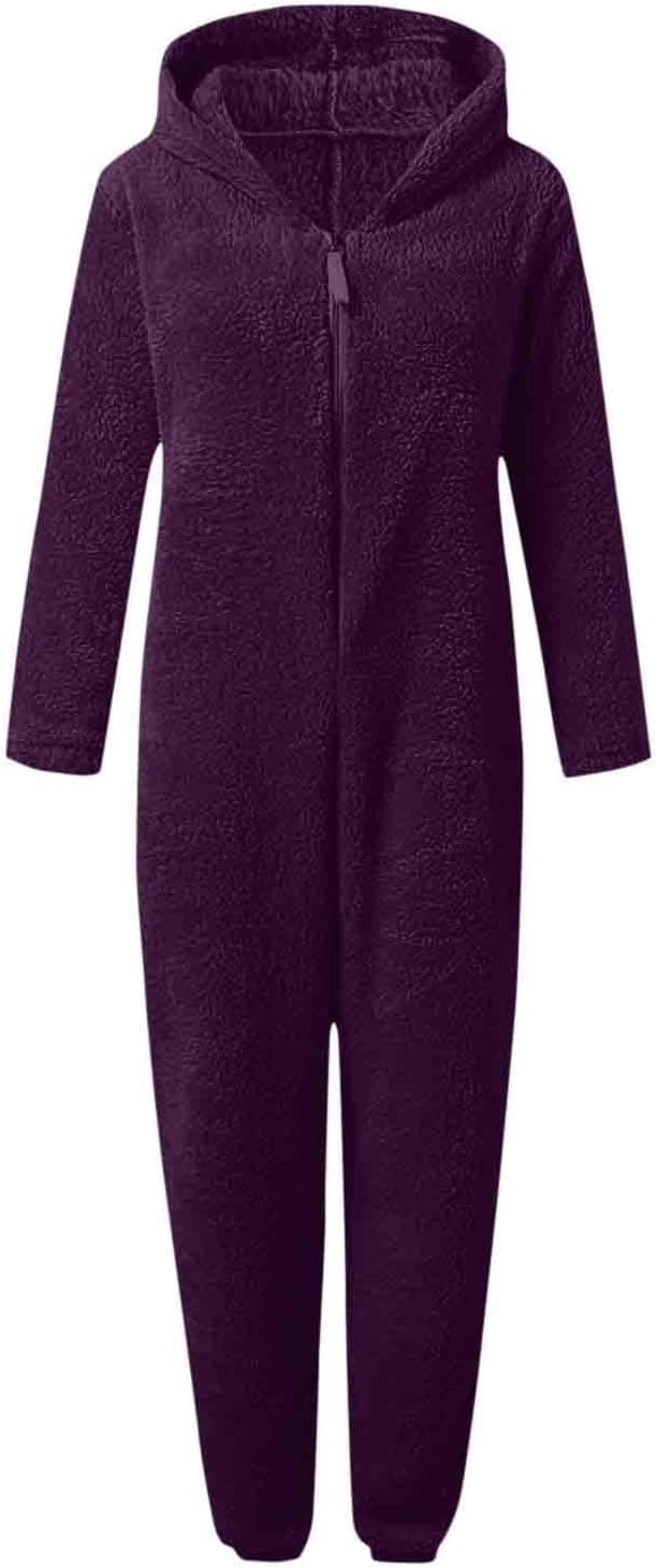 Sherpa Fuzzy Onesie met Capuchon - CozyCat
