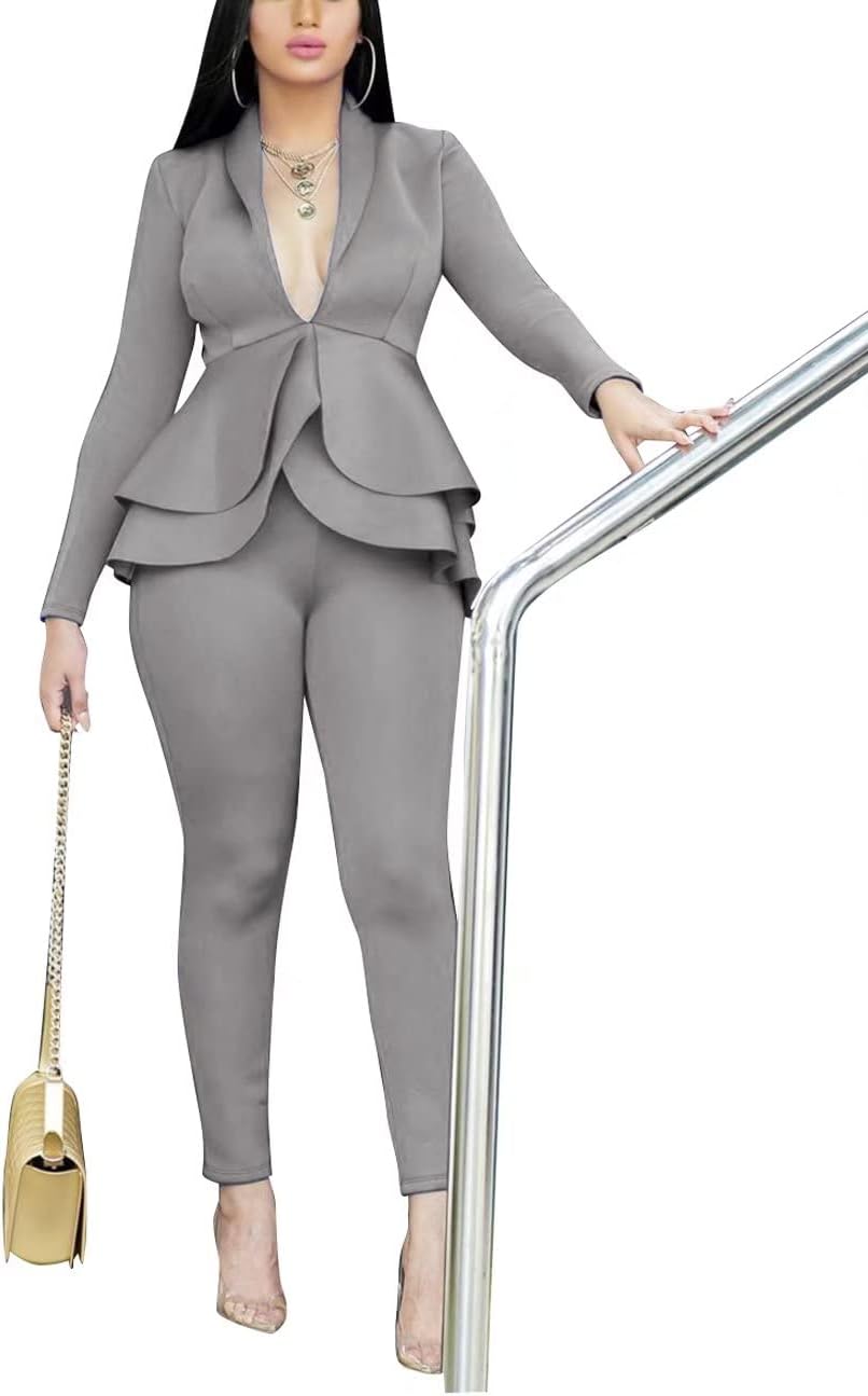 Blazer en Broek Set - Faylinn