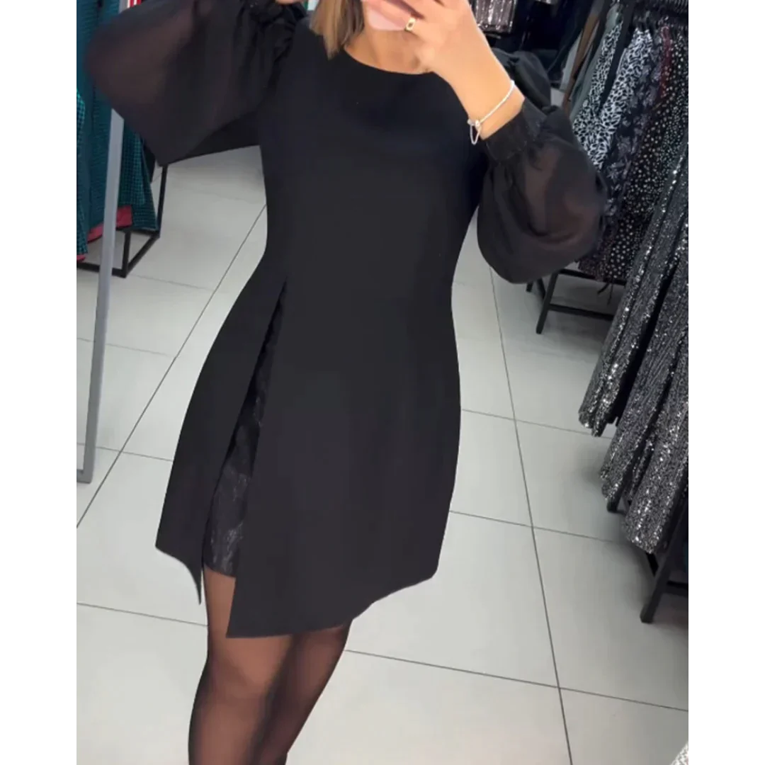 Klassieke Jurk met Lange Mouwen - Isabelle