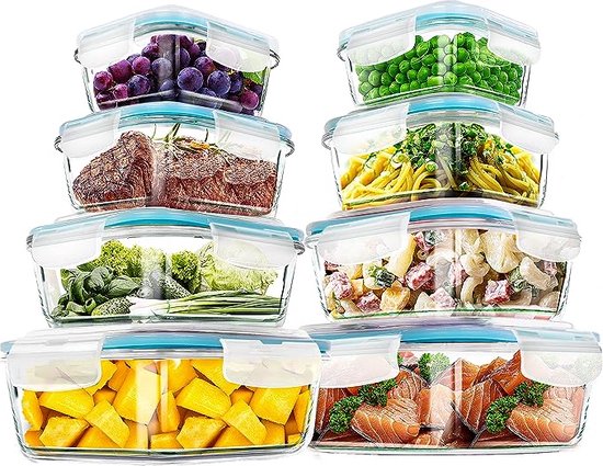 Lunchbox van Borosilicaat Glas - GlassGuard Bento