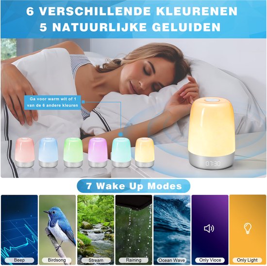 Wake-up Light met Natuurgeluiden - Aurora