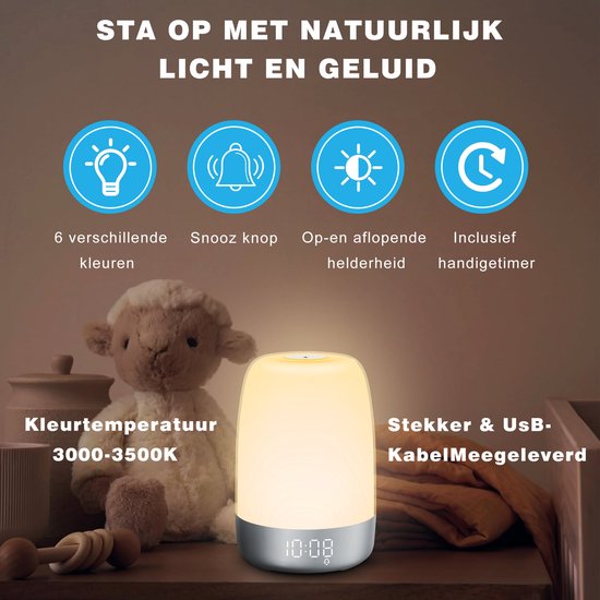 Wake-up Light met Natuurgeluiden - Aurora