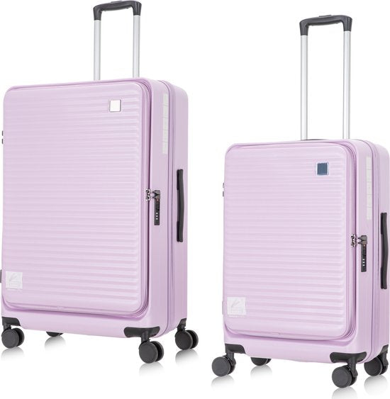 2-delige Harde Trolleyset met Laptopvak - Berlijn